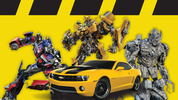 Show robots et Camaro Transformers à Perpignan