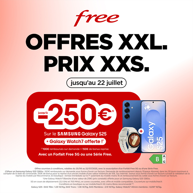 Soldes d'été chez Free