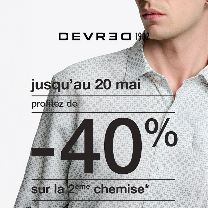 Devred offre chemise mai 2025