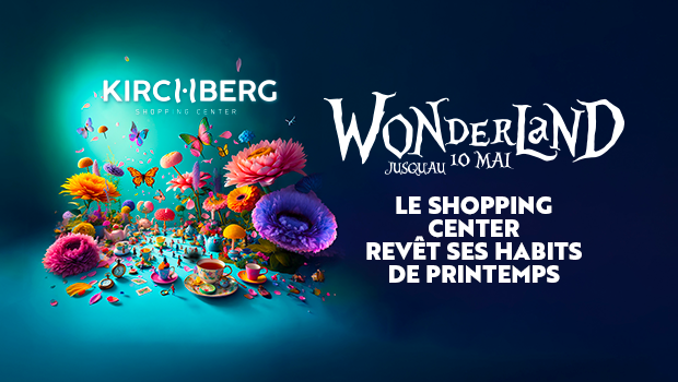 Déco de printemps du Kirchberg Shopping Center