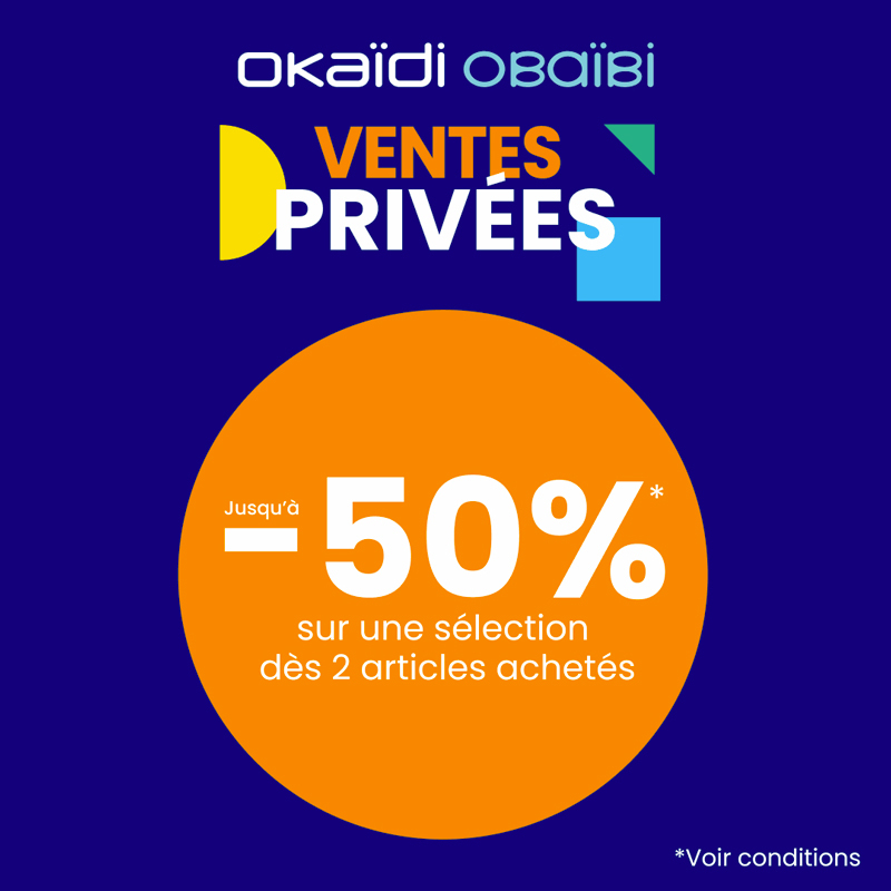 Okaïdi ventes privées juin 2025
