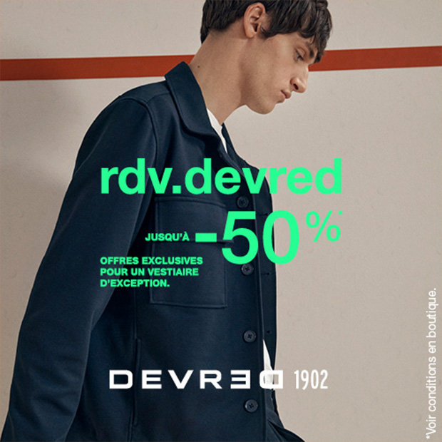 Devred rdv jusqu'à -50%