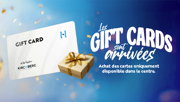 Gift card carte cadeau Kirchberg Shopping Center