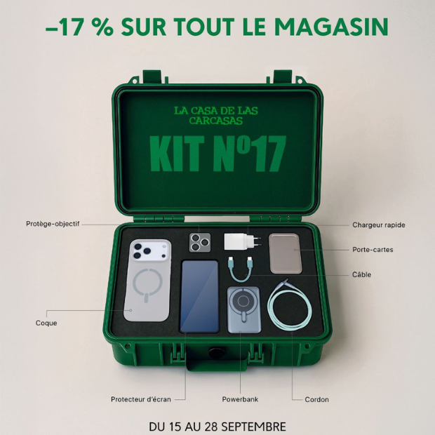 17 % de réduction sur tout le magasin !