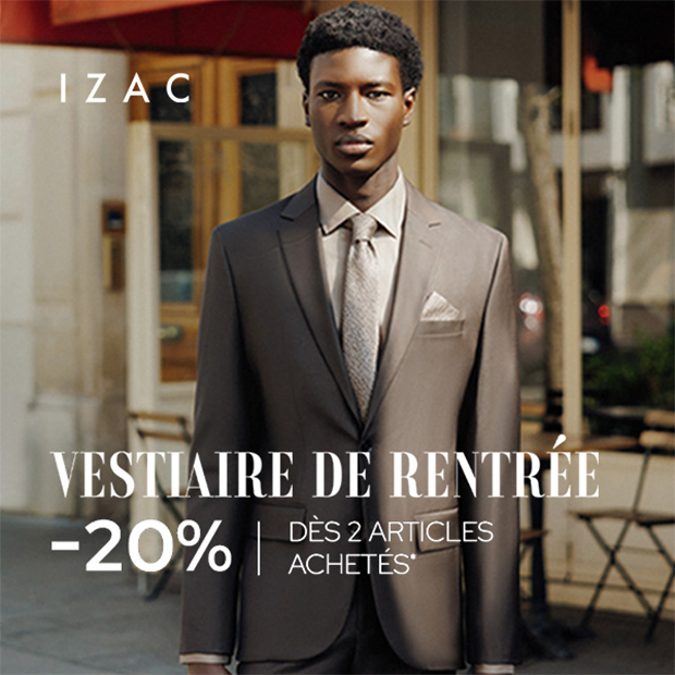 Izac : offre vestiaire de rentrée !