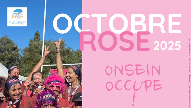 ch tourcoing octobre rose 2025 Aushopping Promenade de Flandre