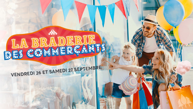 Braderie des commerçants - 26 et 27 septembre 2025